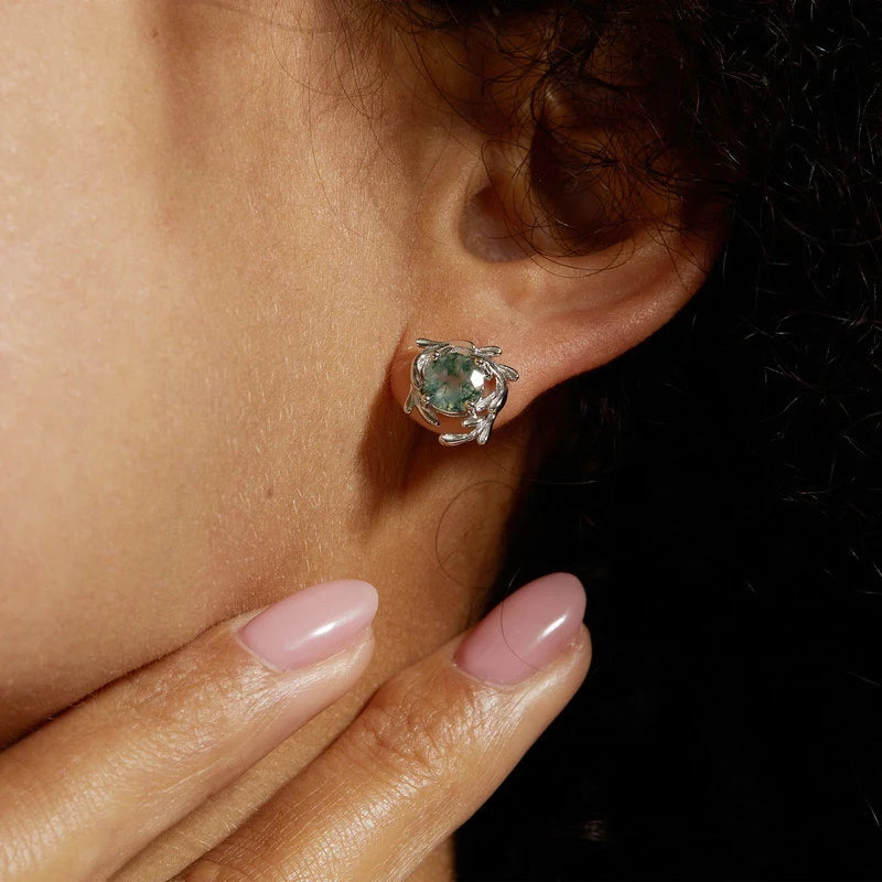 MOSSY GREEN EARRINGS